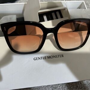 Gentle Monster Black and Brown Sunglasses Frida 01